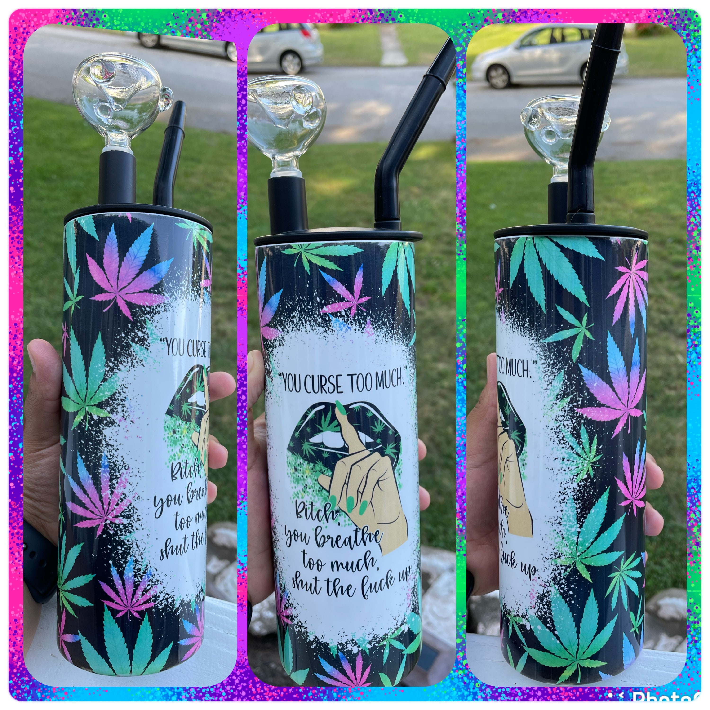 Lips Hookah Tumbler Cold Smoke Tumbler 20oz Stainless Etsy