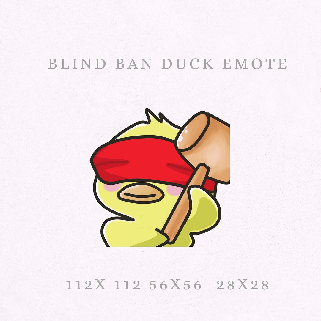 Duck Twitch Emote Etsy