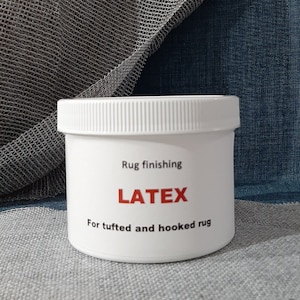 Latex for Finishing and Stabilizing Tufted and Hooked Rugs, 10 oz.