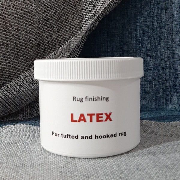 Latex for Finishing and Stabilizing Tufted and Hooked Rugs, 10 oz.