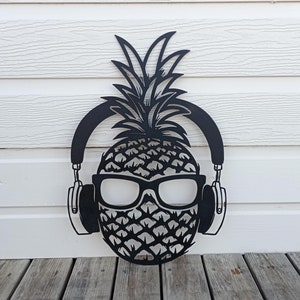 Pineapple, Wooden Wall Art - Wooden Wall Decor, Laser Cut - Interior Decoration, Music Decor - Pineapple Wall Decor, Home Decor