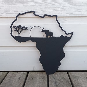Africa wall decor, Africa map, wooden wall decor, home decor, ethnic wall art, African wall art, African gift