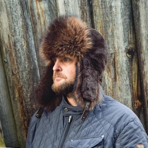 Esquilado sombrero ruso de piel completo del castor