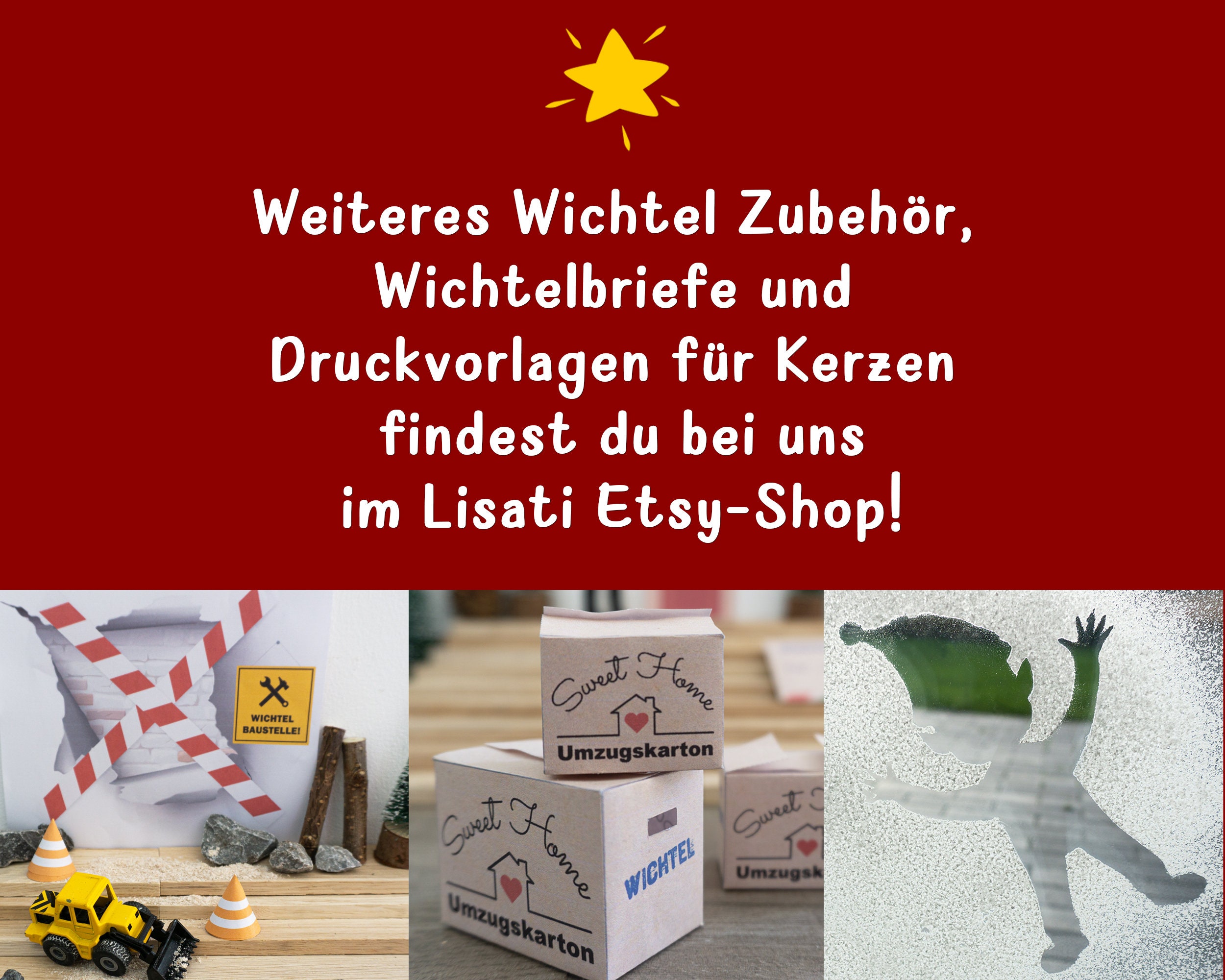 Riesen Wichtel Zubehör Set zum Ausdrucken und Basteln Etsy.de