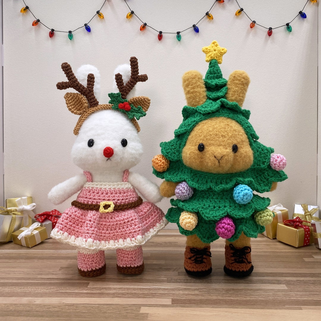 Dressup Bunny Amigurumi Bunny Christmas Tree Costume Set Etsy