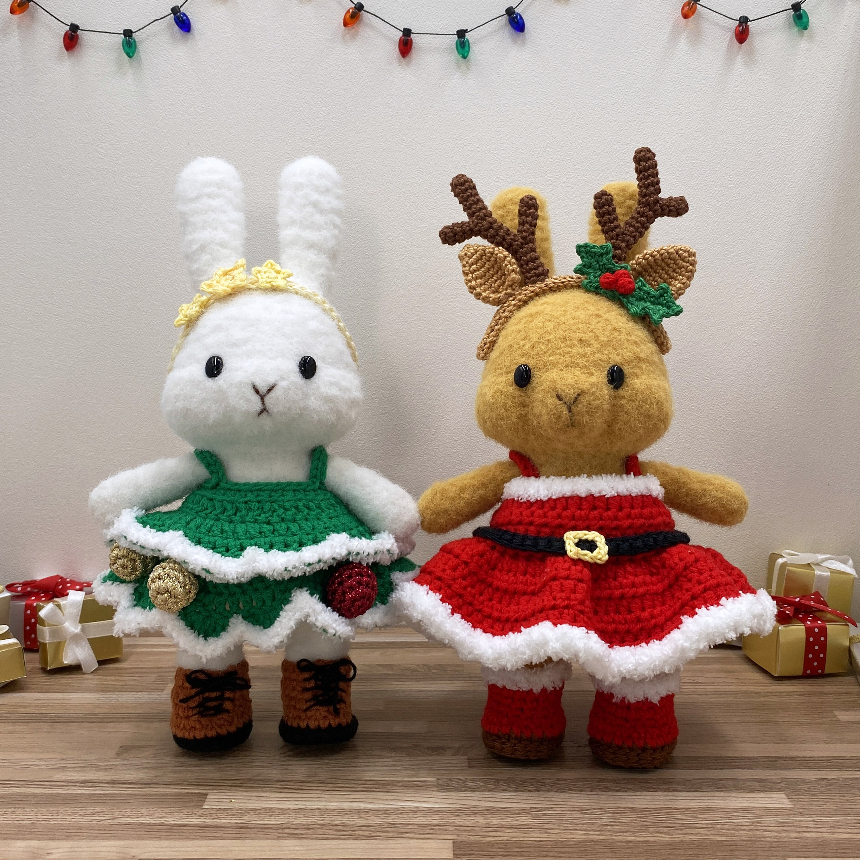 Dressup Bunny Amigurumi Bunny Christmas Tree Costume Set Etsy