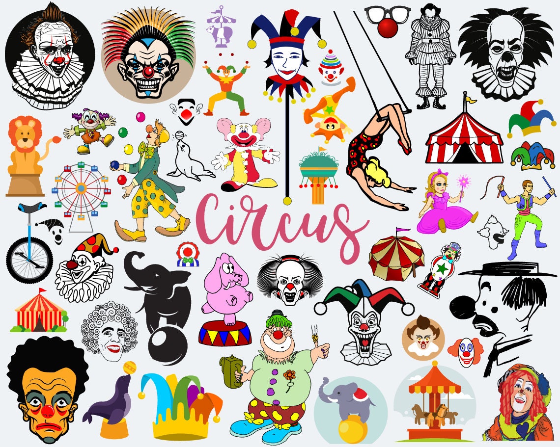 Circus Svg Bunde, Amusement Park, Circus Team Svg, Magic Games, Circus ...
