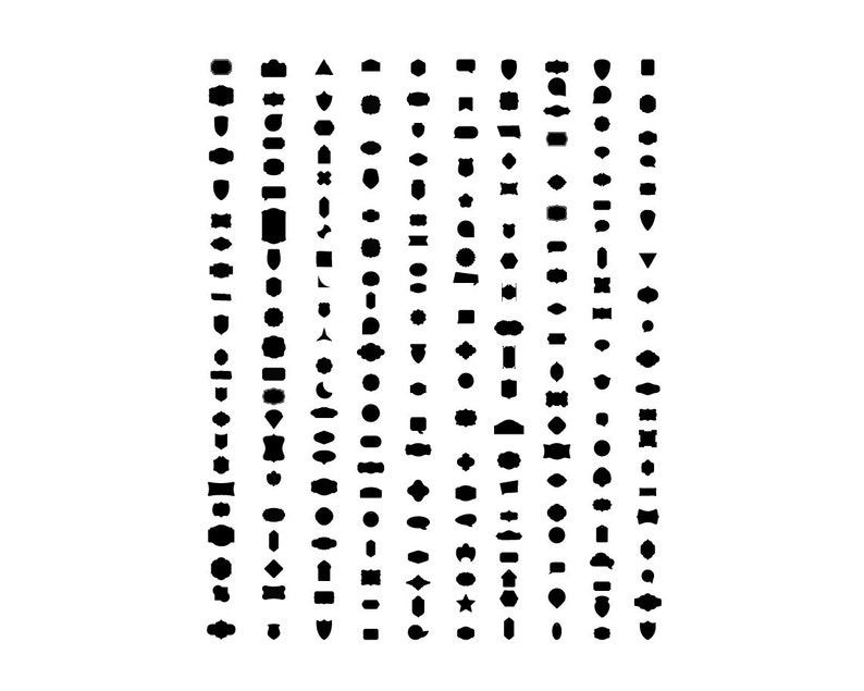 Frame Shapes Svg Bunde Frame Shapes Tags Svg Label Svg Etsy