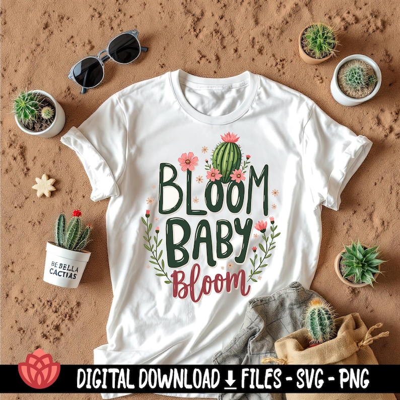 Cactus SVG Bundle, Desert Graphics, Quirky Quotes (Digital Download) image 5