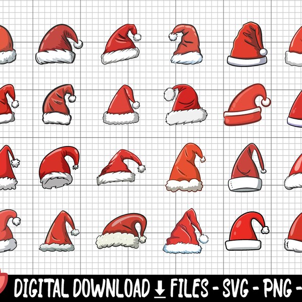 santa hat christmas svg, ClipArt, fun, claus, santa, face, gift, santa claus, snowman, happy, new, santa, accessory, cap, cartoon