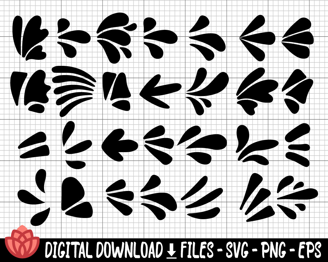 Design Elements SVG Embellishments Bundle SVG Decorative Add Ons
