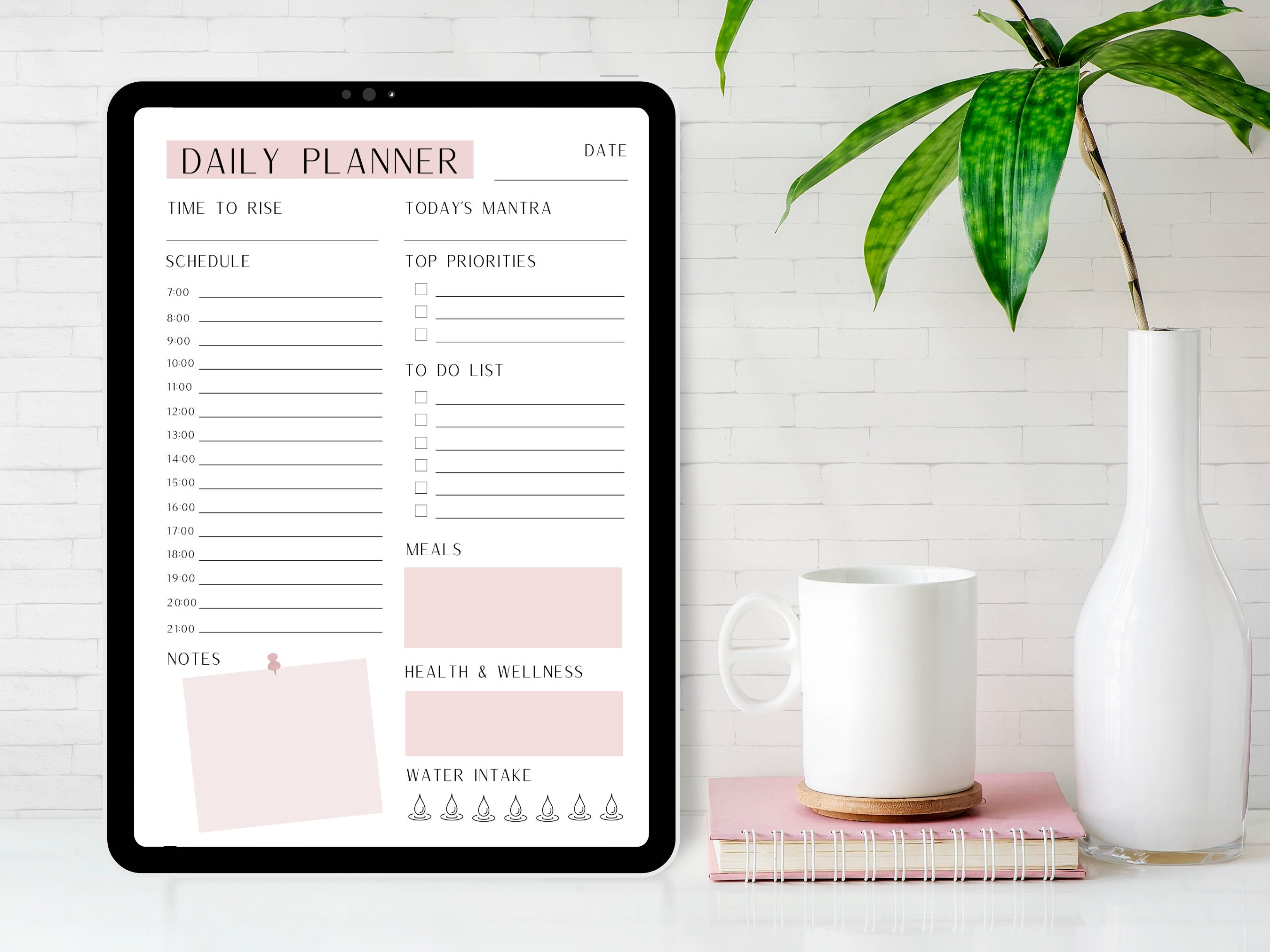Daily & Weekly Planner Printable and Digital Planner - Etsy