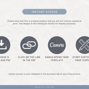 Recipe Cookbook Canva Template 60 Pages Royal Ashen Etsy Listing, how to purchase an Instant Download
