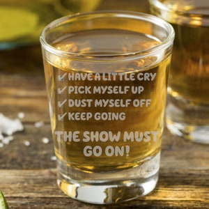 Chilli Heeler Life Checklist - Bluey Shot Glass