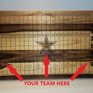 Custom Football Cutting Board - Your Choice of Team!