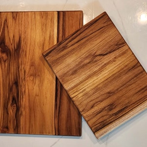 Handmade Teak Cutting Board - 12&quot;X9&quot;