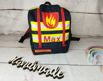 Kindergarten backpack, fire department