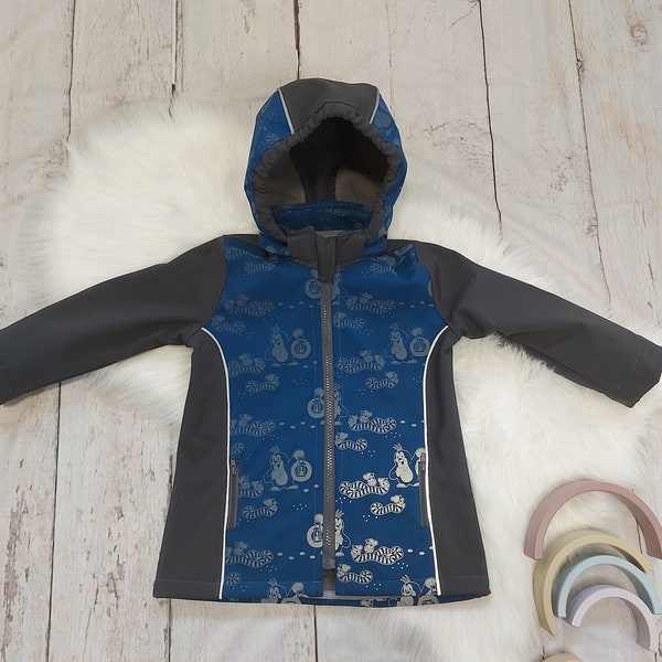 Jacke/Longjacke aus Softshell, Pauli Reflektor, Gr. 74-122