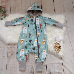 Overalls Made of Softshell Forest 