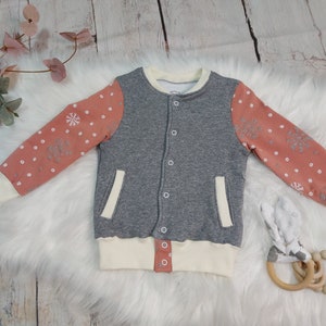 Gr. 80, jacket / college jacket snowflake