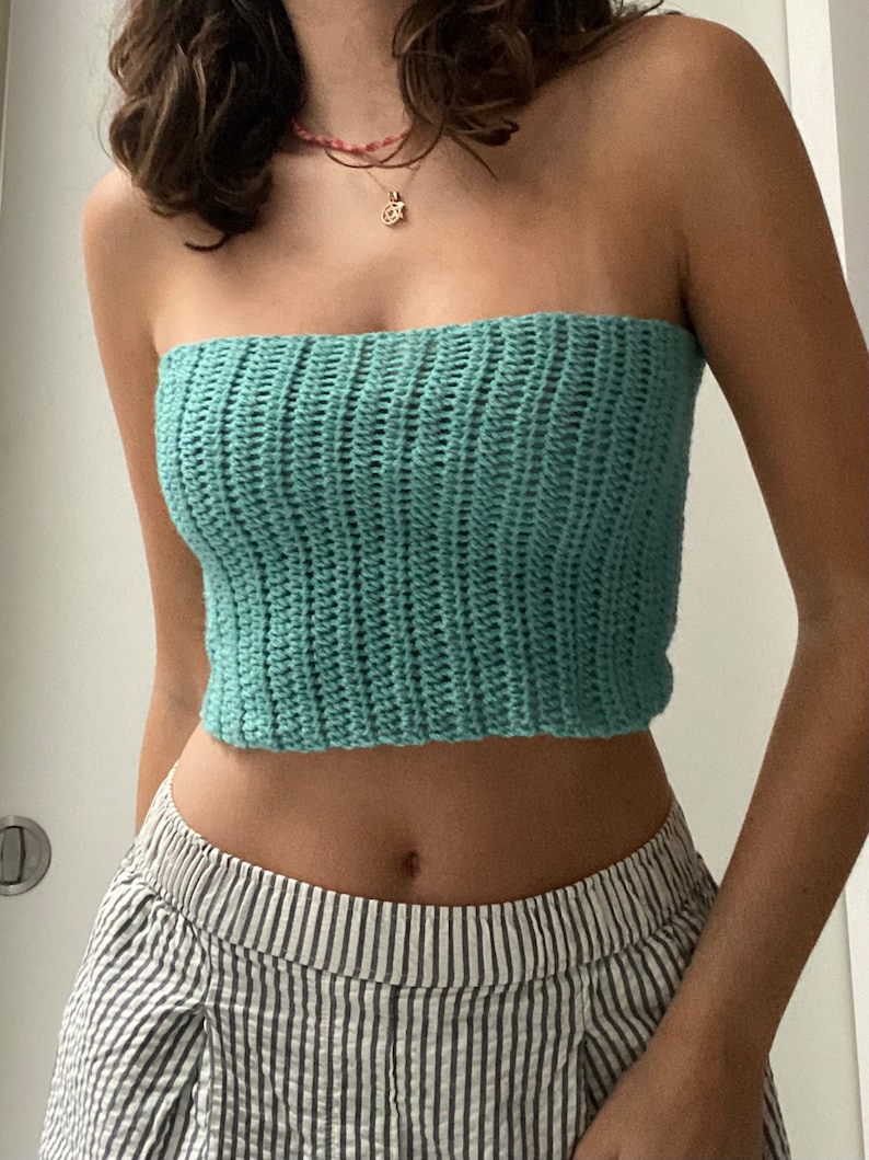 Crochet Tube Top Pattern With Cut Outs Etsy UK