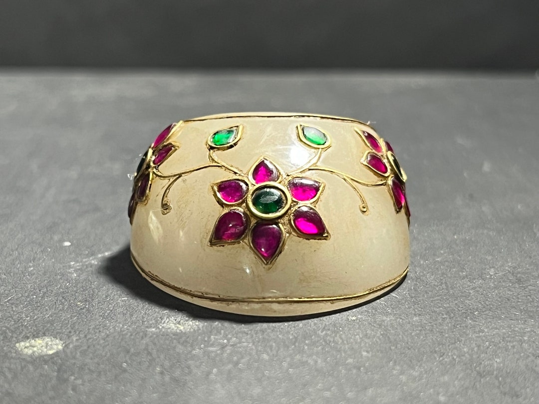 Buy Ottoman/mughal Style Archers Thumb Ring Vintage Thumb Ring Online in  India