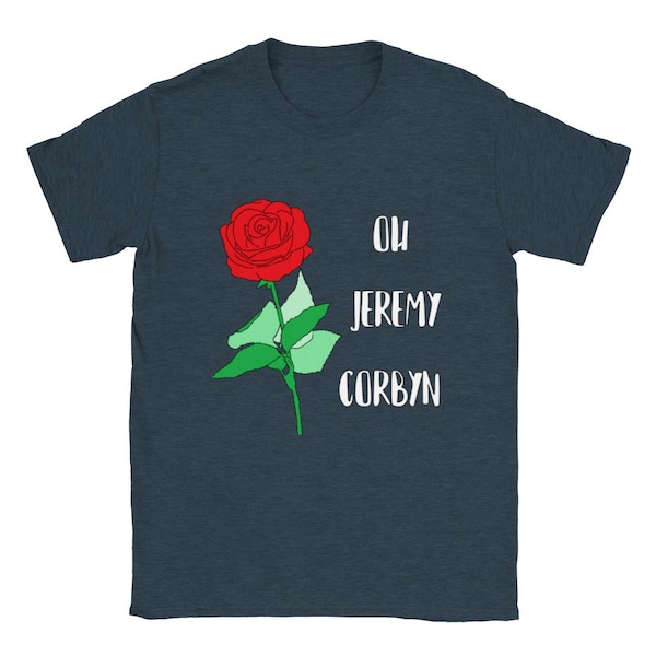 Oh Jeremy Corbyn Shirt - UK Socialist Red Rose