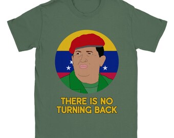 Hugo Chavez Cartoon Shirt - Venezuelan Socialism Quote Design