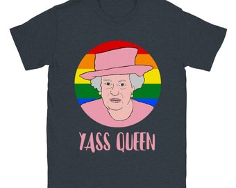 Yass Queen Shirt - LGBT Yass Kween Rainbow T-shirt