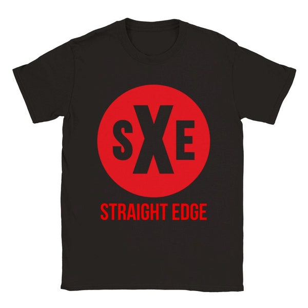 Straight Edge Shirt - sXe Straight Edge Hardcore
