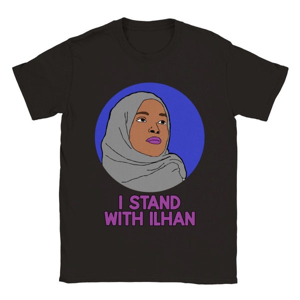 Ilhan Omar Cartoon Shirt - The Squad Solidarity Design