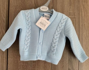 Boys Knitted Cardigan | Baby Boys Clothes | Winter Baby | 0-3 Months | 3-6 Months | 6-9 Months | Knitted Baby Clothes | Newborn Baby |
