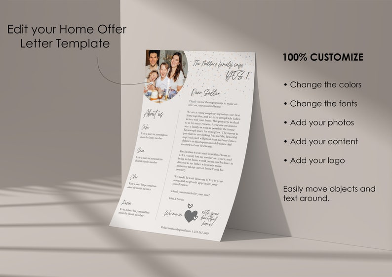 Editable Home Buyer Letter Template Real Estate Love Letter Etsy Hong 