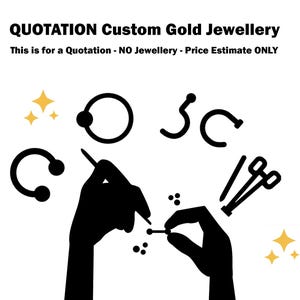 Aangepaste 14 kt gouden piercingsieraden: op bestelling gemaakt schatting