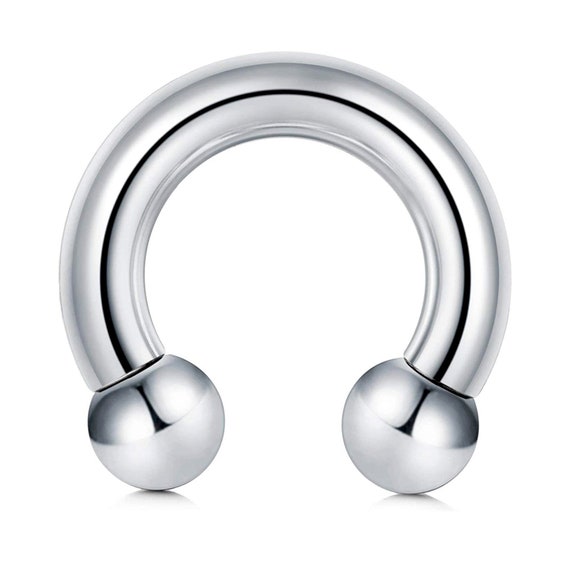 Circular clearance barbell ring