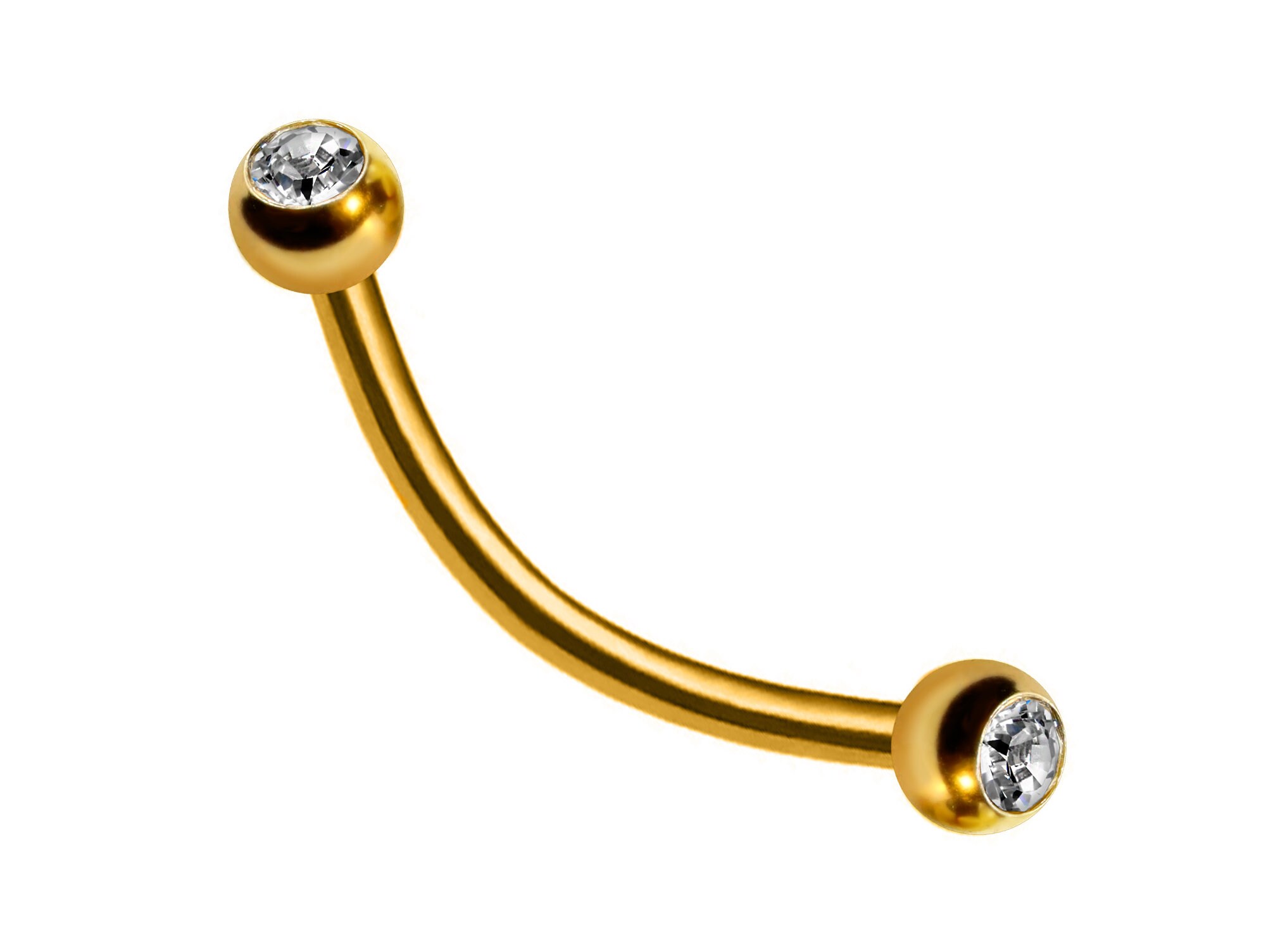 Curved Barbell: Surgical Steel Daith, Eyebrow Piercing With
