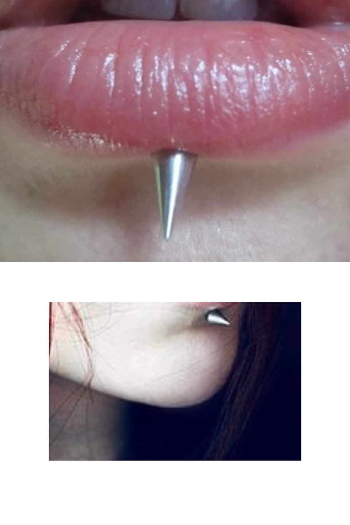 Spike Labret Labret Stud Labret Cone / Spike Piercing Etsy