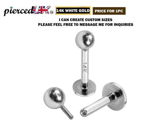 【sina】Picollet K18 Gold 16G Labret Amazon.com: COCHARM 14k Real Gold 16g Conch Earring Stud