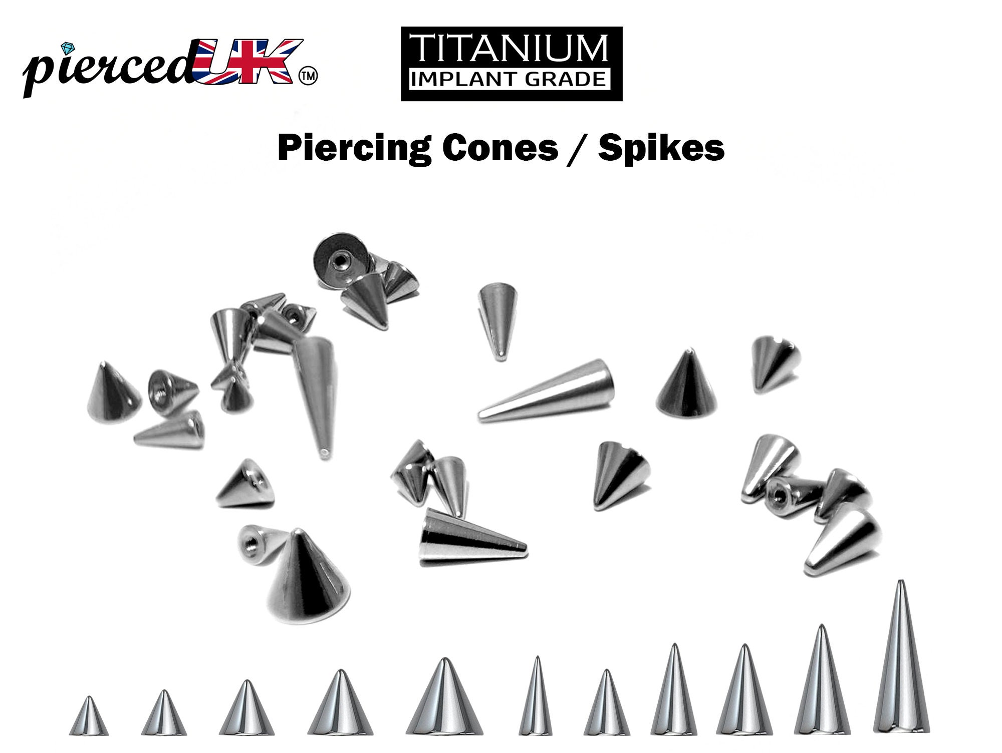Titanium track best sale spikes