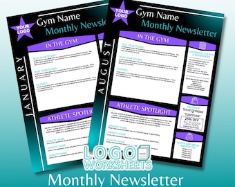 Monthly Newsletter Template