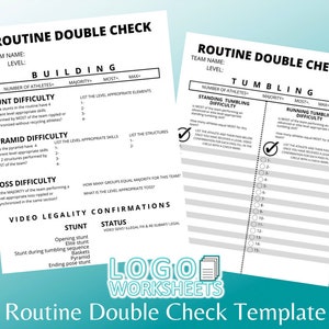 Routine Double Check Template