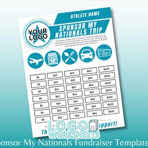 Sponsor My Nationals Fundraiser Template
