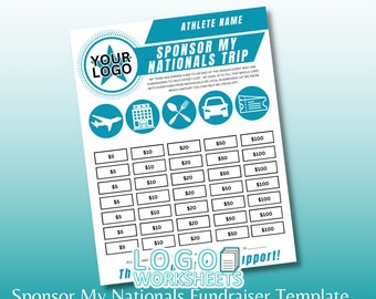 Sponsor My Nationals Fundraiser Template