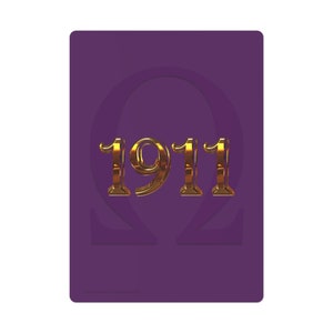 Purple & Gold Playing Cards