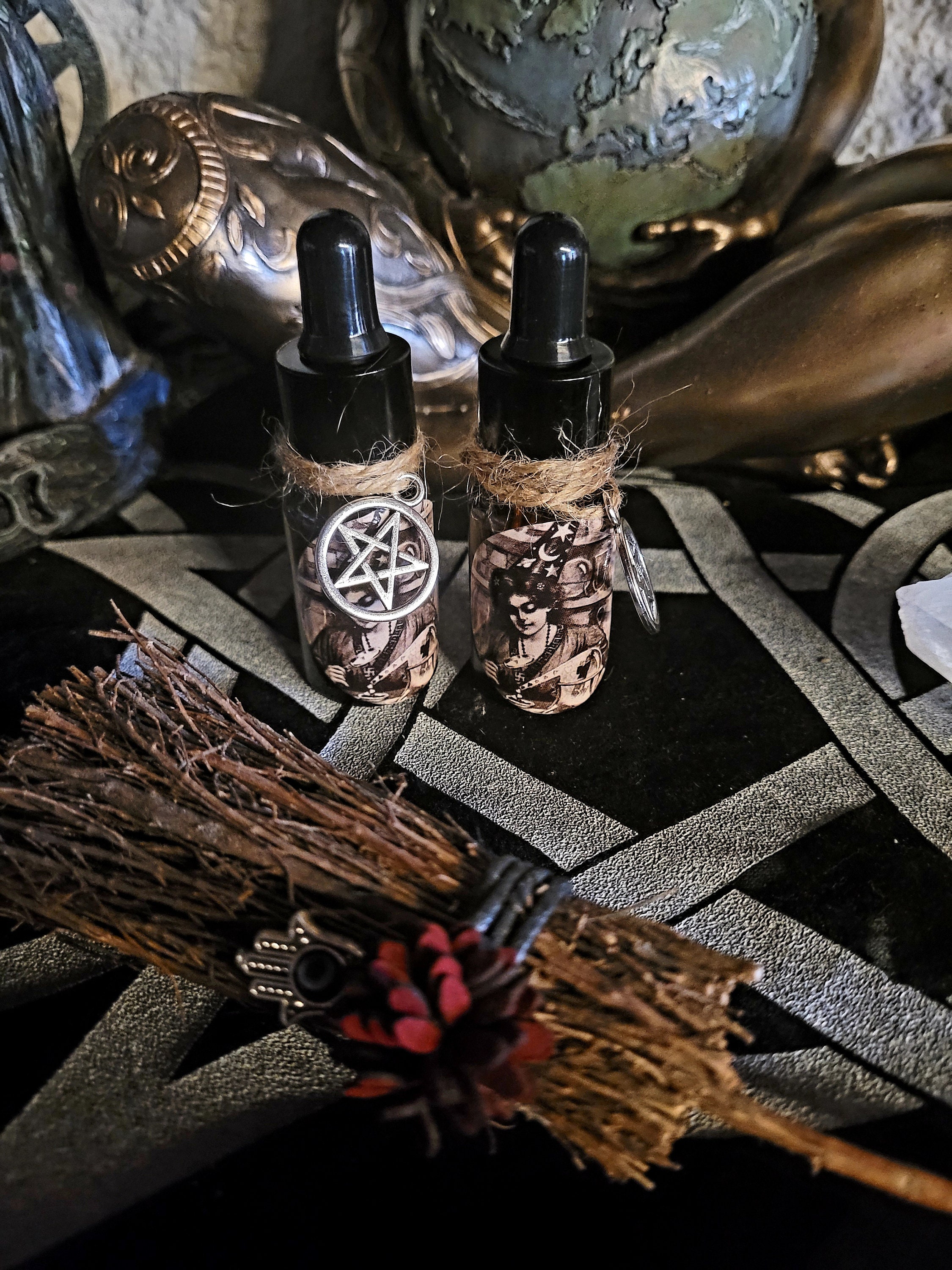 Huile Ésotérique Serment Magique, Wicca, Sorcières, Petites Sorcières