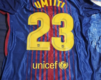 Barcelona Final Copa del Rey 2018 football shirt by Umtiti