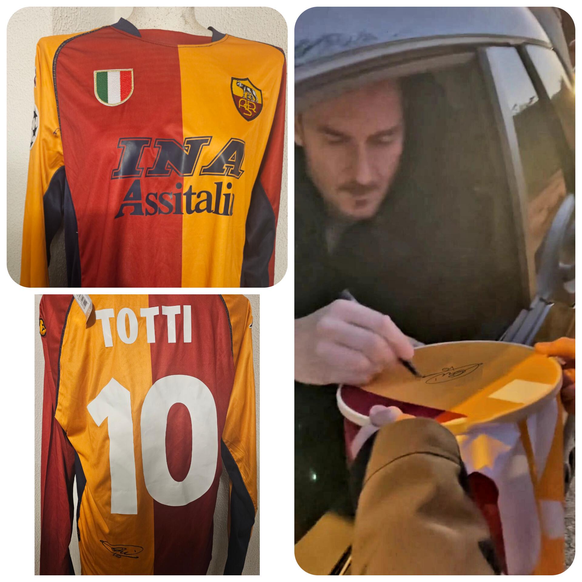 Maillot AS Roma vintage floqué Totti (2010-11) – Vintage Football Area