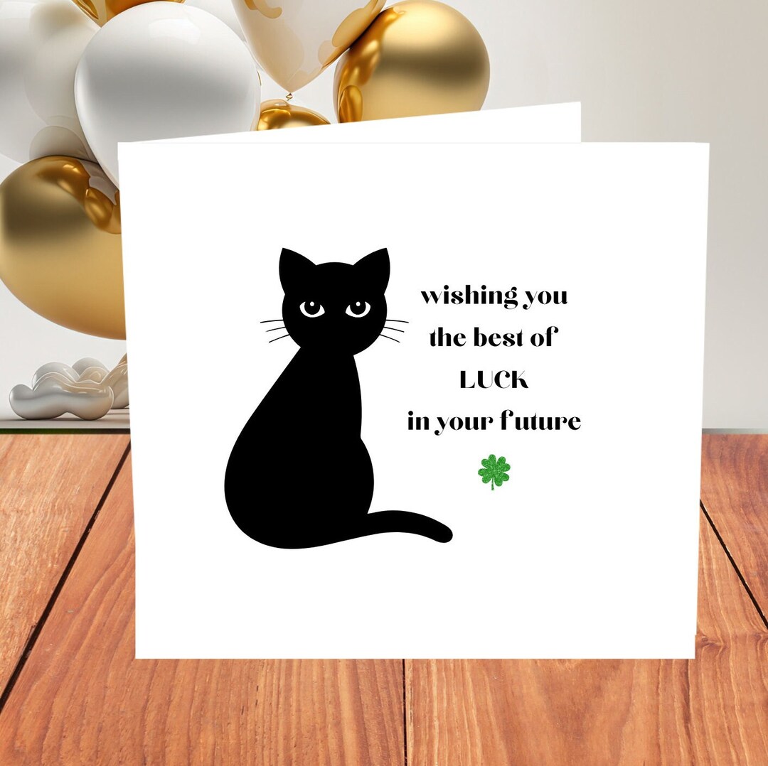 Good Luck Card // Good Luck Card - Etsy UK