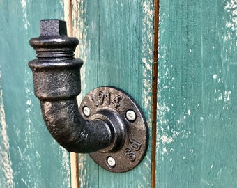 Porte manteau, Patère murale en fonte style industriel