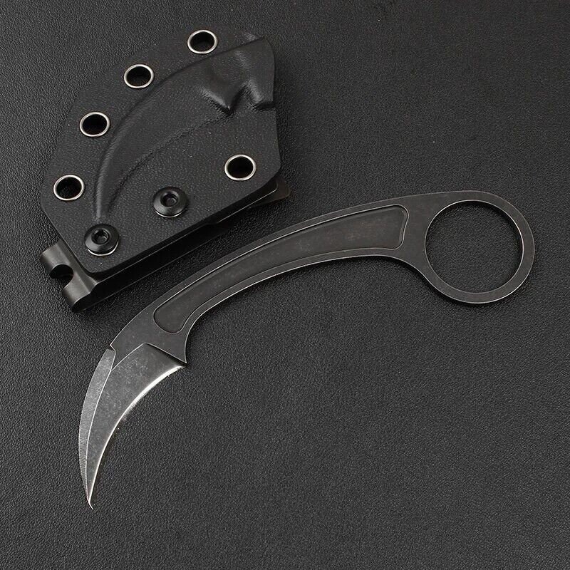Karambit Knife Sheath Kydec Steel 440c Claw Collection Etsy Singapore